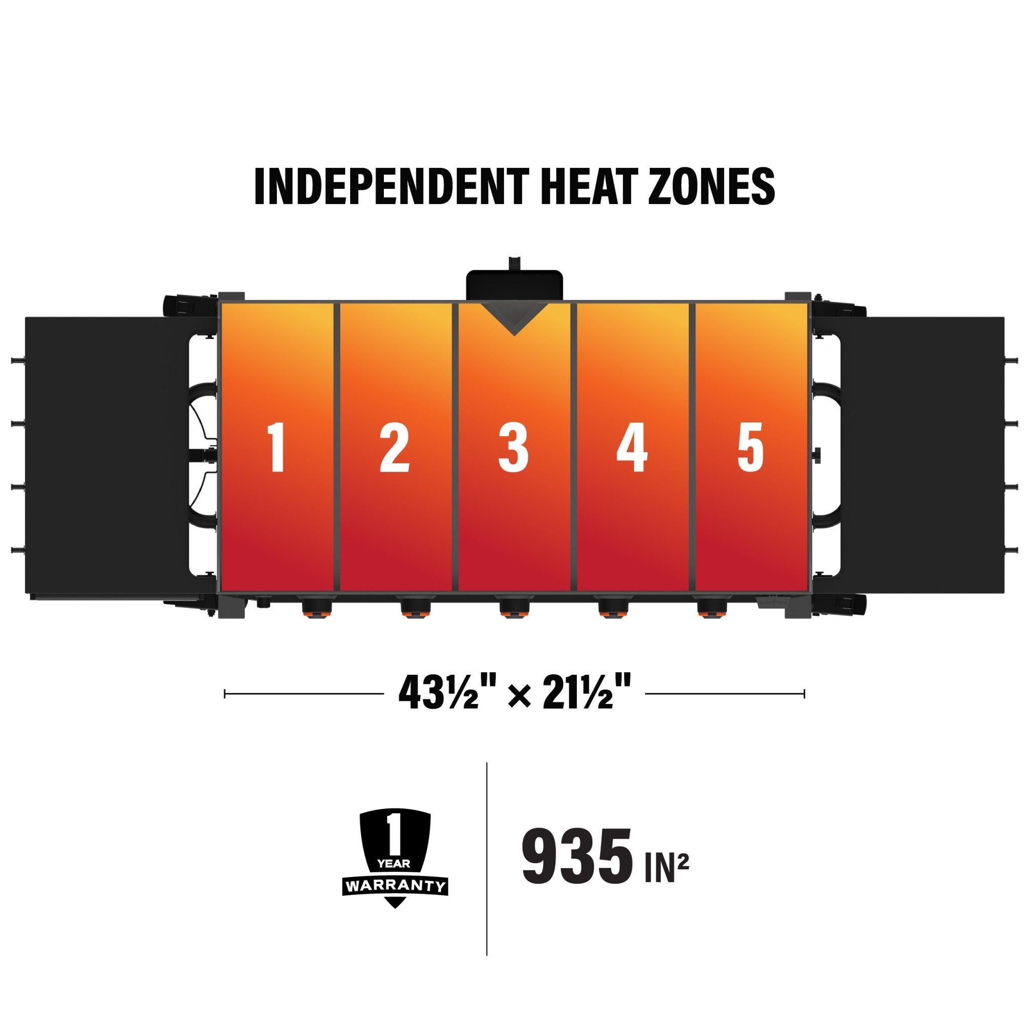 44" Griddle with Hard Cover