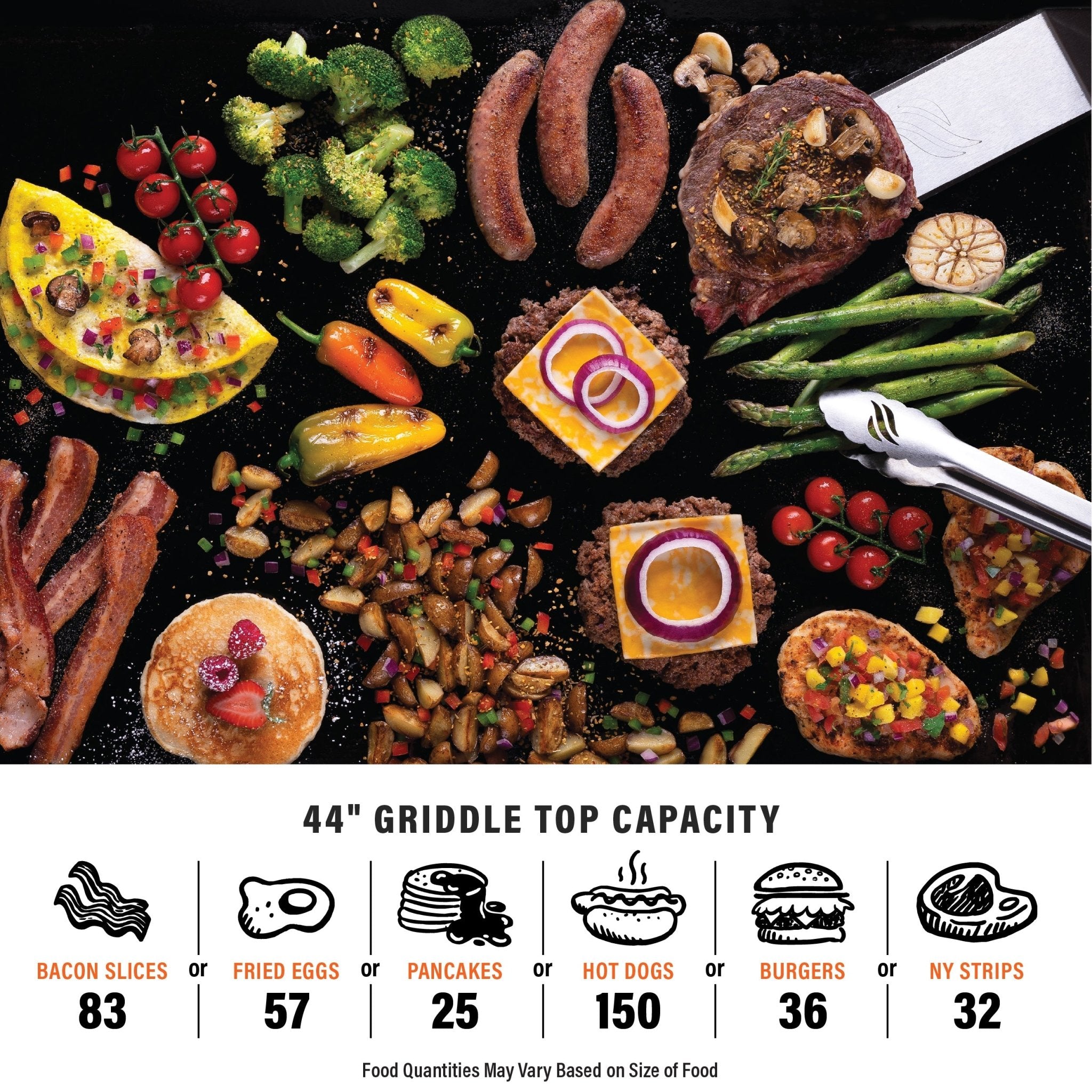 Original 44” Griddle with Hard Cover